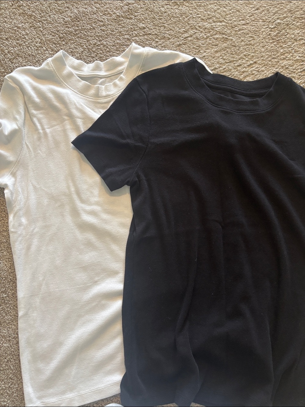 Banana republic black and white tees
